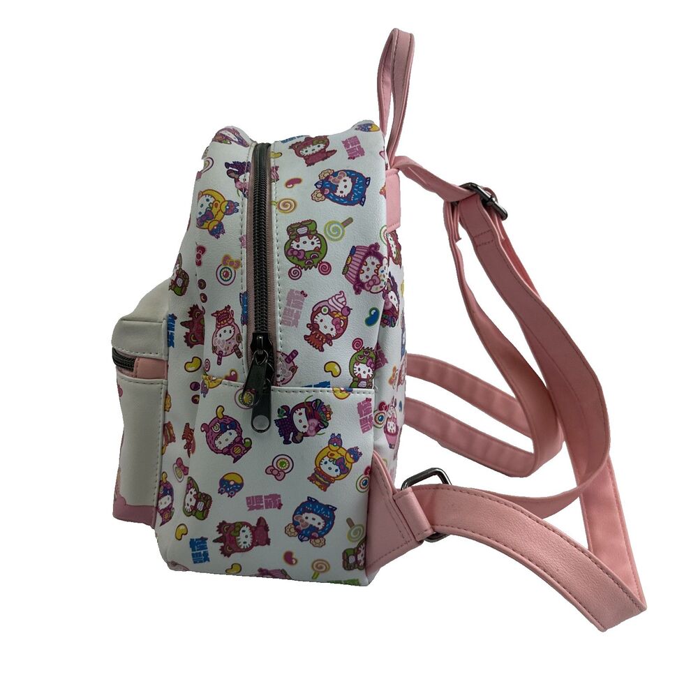 Loungefly Sanrio Hello Kitty Monster Costumes Mini Backpack Pink Faux Leather - Picture 2 of 16